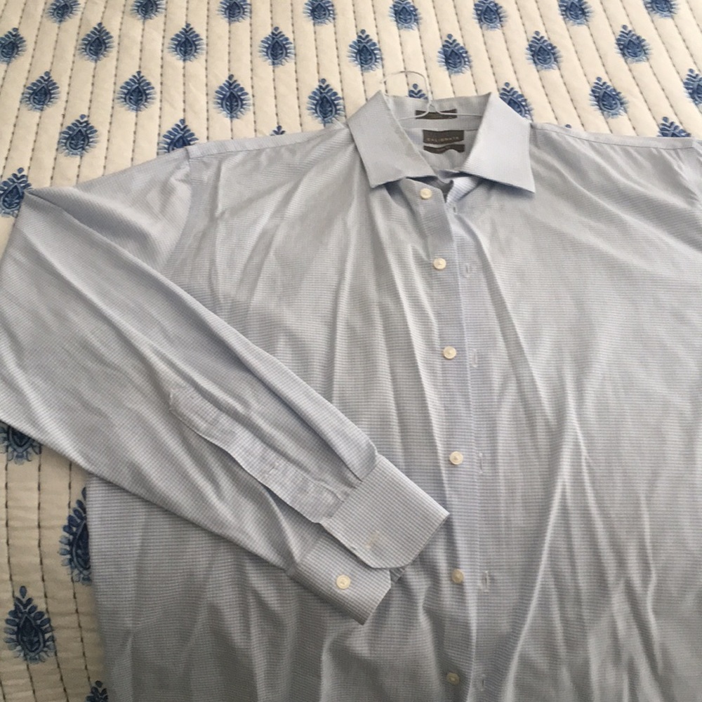 Men’s gingham dress shirt